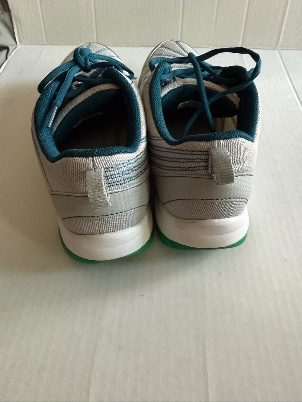 Ryka Women's Athletic Sneakers in Gray with Teal and Green - Picture 5 of 8